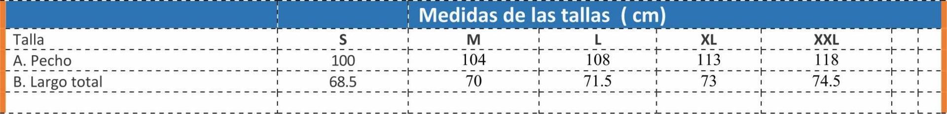 Guía Talla Issa Line 8180