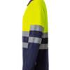 Polo Alta Visibilidad MLarga Color Combinado Velilla 305525 Marino-Amarillo Lateral Polo Alta Visibilidad MLarga Color Combinado Velilla 305525 Marino-Amarillo Lateral