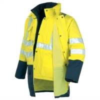 Parka Bicolor Triple Uso Amarillo Flúor 04631N Issa Line Distincion