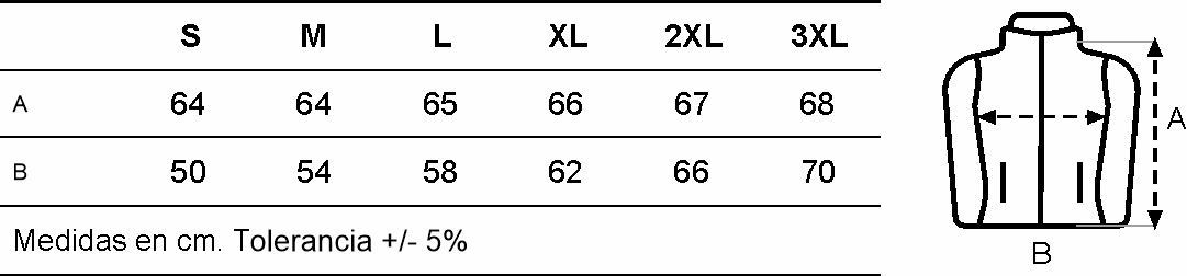 GUIA TALLA VG200U MUKUA