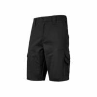 Bermuda U-Power de Trabajo Negro Carbón Bonito Distinción