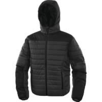 Plumón Acolchado De Hombre Delta Plus Bloom gris-negro