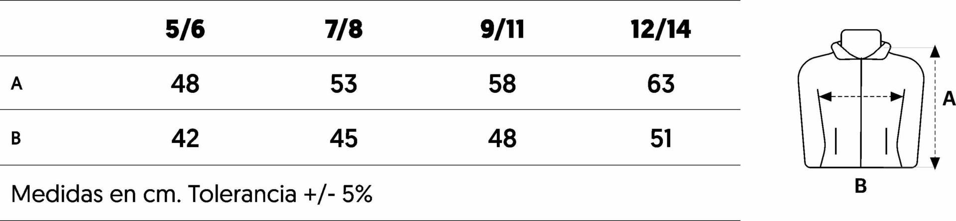 GUIA TALLA STOCKTON KIDS MUKUA