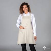 Delantal Con Peto Orgánico Gary's 1574 beige