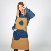 Delantal Con Peto de Tejido Canvas Gary's 1612 albero (1)