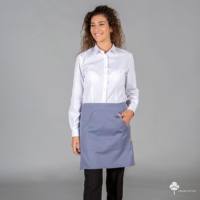 Delantal Corto de Tejido Orgánico Gary's 1599 azul