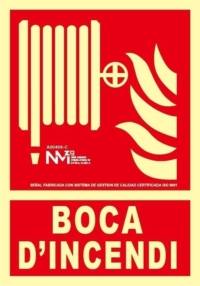 Señal "Boca d'incendi" Normaluz Señal "Boca d'incendi" Normaluz