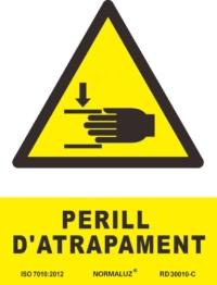 Señal "Perill d'atrapament" Normaluz Señal "Perill d'atrapament" Normaluz