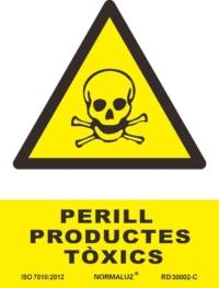 Señal "Perill productes tòxics" Normaluz Señal "Perill productes tòxics" Normaluz