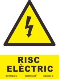 Señal "Risc Elèctric" Normaluz Señal "Risc Elèctric" Normaluz