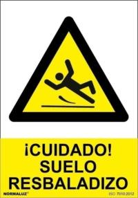 Señal "¡Cuidado! suelo resbaladizo" Normaluz Señal "¡Cuidado! suelo resbaladizo" Normaluz