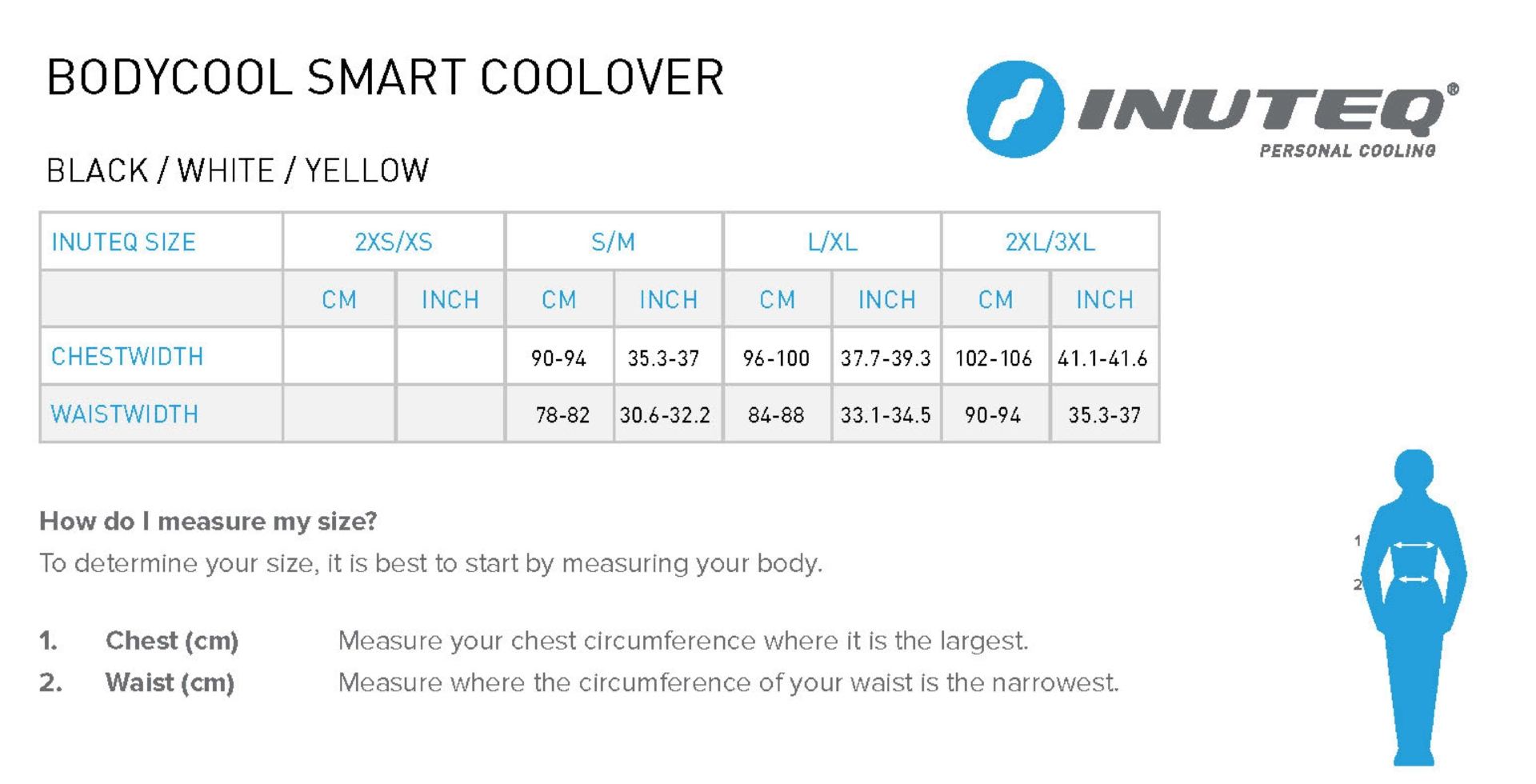 GUIA TALLAS 110201 INUTEQ DISTINCION