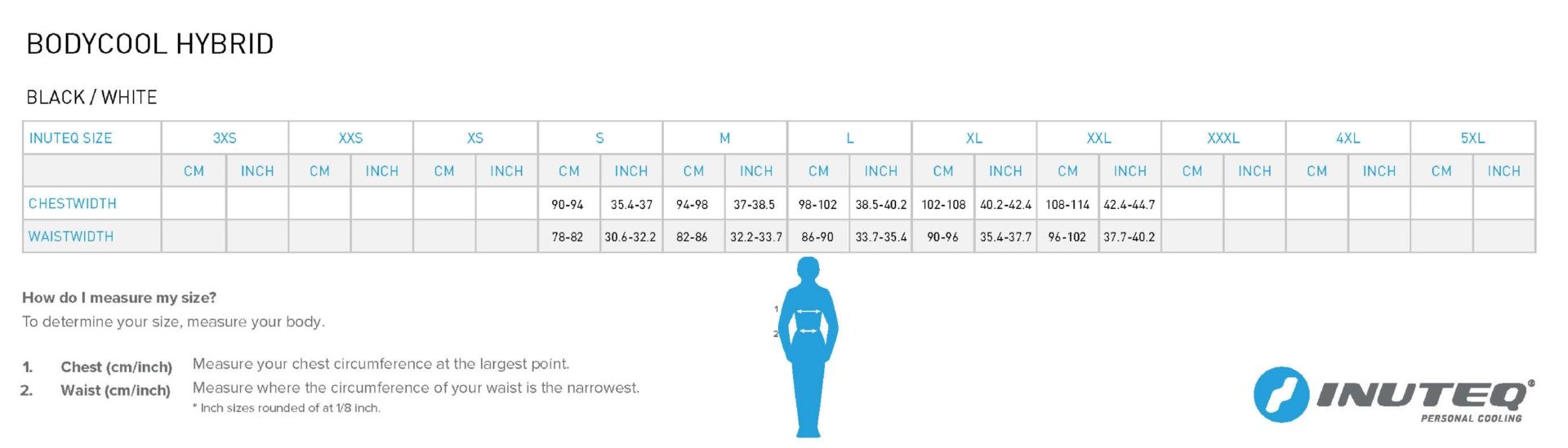 GUIA TALLAS 141301 INUTEQ DISTINCION
