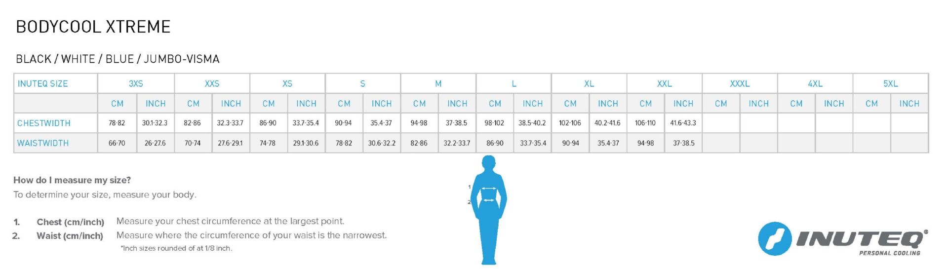 GUIA TALLAS 151302 INUTEQ DISTINCION