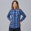 Camisa de Cuadros Gary’s para Mujer Alice 240029 Distinción celeste-marino Camisa de Cuadros Gary's para Mujer Alice 240029 Distinción celeste-marino