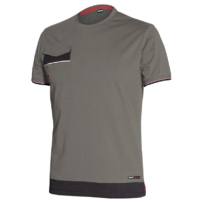 Camiseta de Trabajo Manga Corta Stretch Issa Line Boom 8810B gris