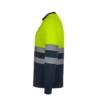 Camiseta AV Bicolor Reflatex ML Velilla 305635 Marino-Amarillo Flúor Lateral Distinción Camiseta AV Bicolor Reflatex ML Velilla 305635 Marino-Amarillo Flúor Lateral Distinción