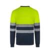 Camiseta AV Bicolor Reflatex ML Velilla 305635 Marino-Amarillo Flúor Trasero Distinción Camiseta AV Bicolor Reflatex ML Velilla 305635 Marino-Amarillo Flúor Trasero Distinción