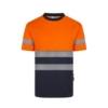 Camiseta AV Bicolor Reflatex Velilla 305633 Marino-Naranja Flúor Distinción Camiseta AV Bicolor Reflatex Velilla 305633 Marino-Naranja Flúor Distinción