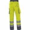 Pantalón Laboral Alta Visibilidad Delta Plus M2PHV Amarillo Flúor-Gris Trasera Distinción Pantalón Laboral Alta Visibilidad Delta Plus M2PHV Amarillo Flúor-Gris Trasera Distinción