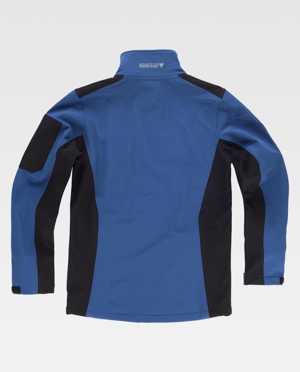 Chaqueta Workshell Bicolor Cortavientos Workteam S7825 Distinción espalda