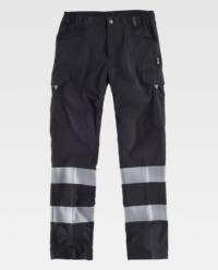Pantalón Multibolsillos con Bandas Reflectantes Workteam C2717 Pantalón Multibolsillos con Bandas Reflectantes Workteam C2717
