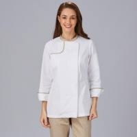 Chaqueta de Cocina Mujer Tejido Reciclado Gary's 942900 Distinción arena