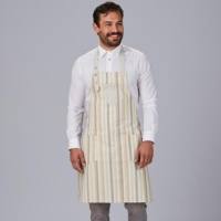 Delantal con Peto de Rayas para Hostelería Gary's 100039 Delantal con Peto de Rayas para Hostelería Gary's 100039