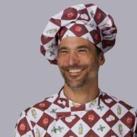 Gorro para Cocina de Algodón Estampado Gary's 400019 Distinción hombre