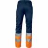 Pantalón Laboral Alta Visibilidad Delta Plus M1PA2HVCL1 Naranja Flúor-Marino Back Distinción Pantalón Laboral Alta Visibilidad Delta Plus M1PA2HVCL1 Naranja Flúor-Marino Back Distinción