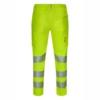 Pantalón Stretch Recicado AV Velilla 303031S Amarillo Flúor Trasera Distinción Pantalón Stretch Recicado AV Velilla 303031S Amarillo Flúor Trasera Distinción