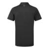 Polo Manga Corta EV4 Portwest EV410 negro laboral Polo Manga Corta EV4 Portwest EV410 negro para hombre, vista trasera. Prenda laboral de poliéster con cuello y detalle oscuro en la nuca.