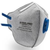 Mascarilla de Carbón Activo FFP2 con Válvula SteelPro 2288MP2CAV Mascarilla de Carbón Activo FFP2 con Válvula SteelPro 2288MP2CAV