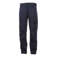 Pantalón laboral Portwest DX4 Trade marino para hombre con tejido stretch, rodilleras reforzadas y bolsillos cargo.
